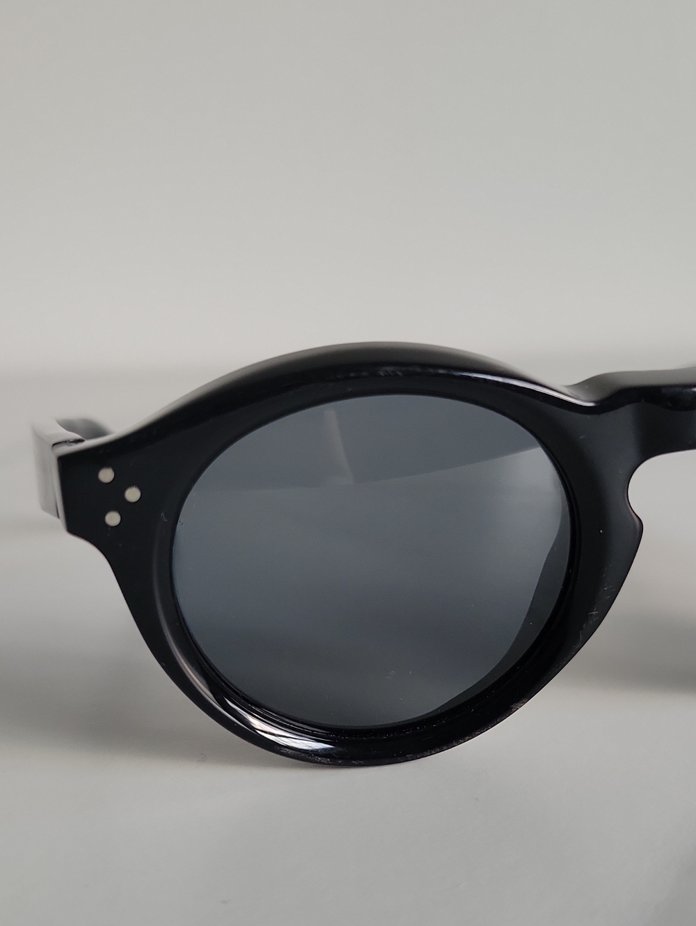 Celine CL41370S Classic Round Black Sunglasses - Picture 5 of 13
